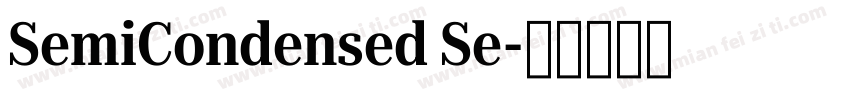 SemiCondensed Se字体转换